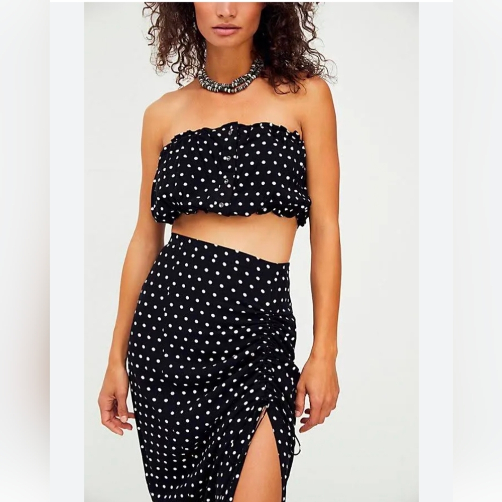 New Free People Cutie Crossing Set size 2 Top & Skirt
